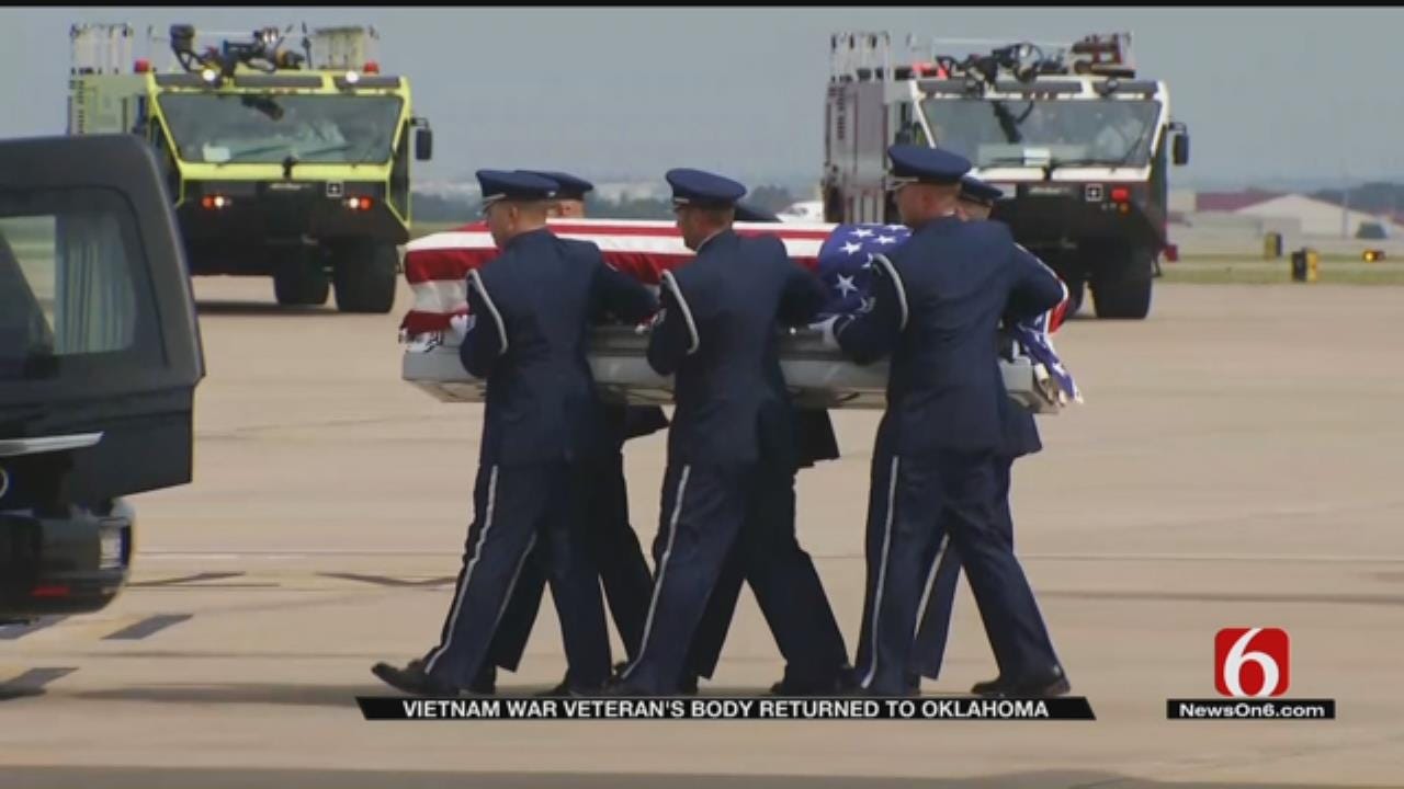 Pilot's Remains Returned To Oklahoma After Missing In Action 50-Plus Years