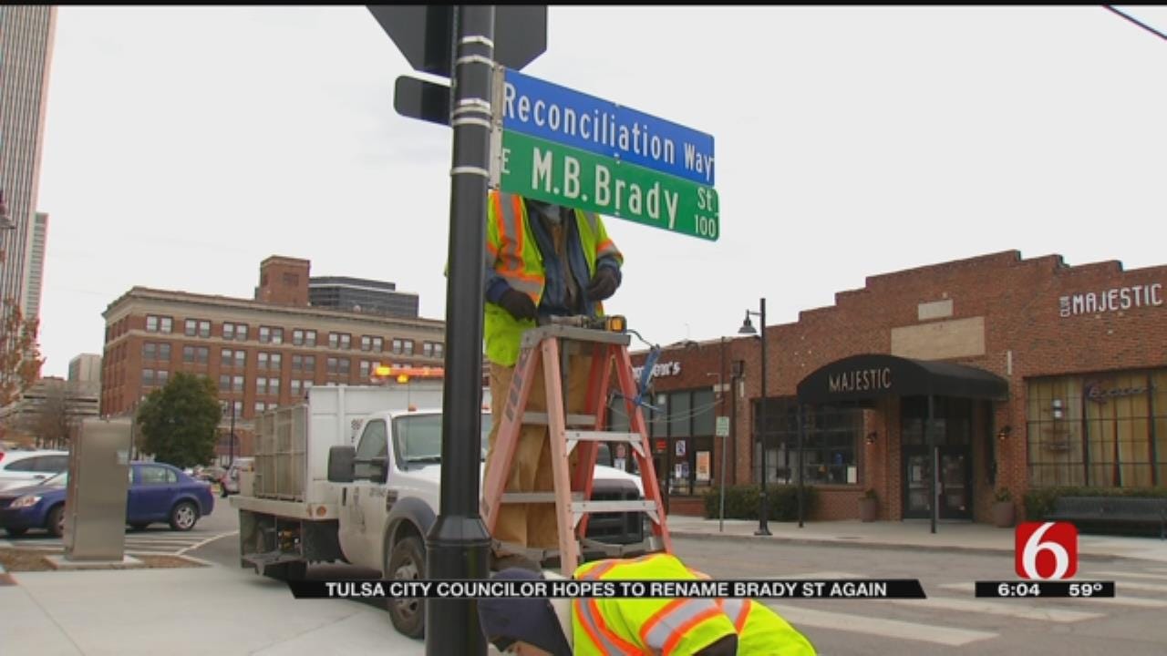 Tulsa City Councilor: Brady Street's Name Change Was 'Mediocre Compromise'