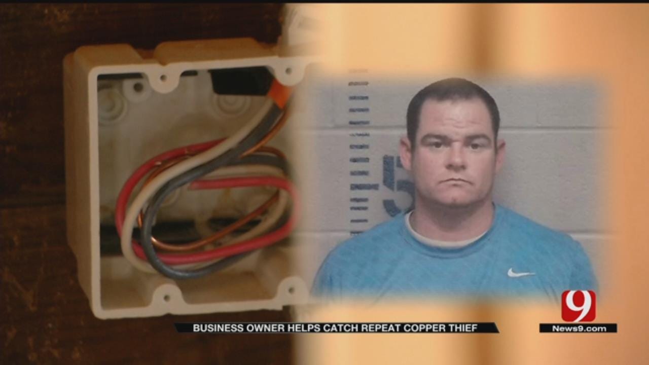 Guthrie Business Owner Catches Copper Thief