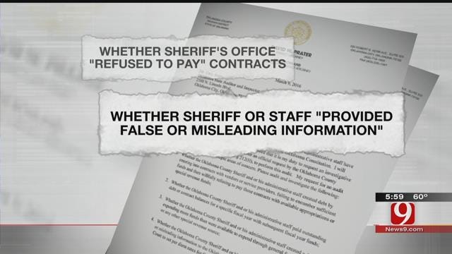District Attorney Requests Investigative Audit Of Oklahoma County Sheriff's Office