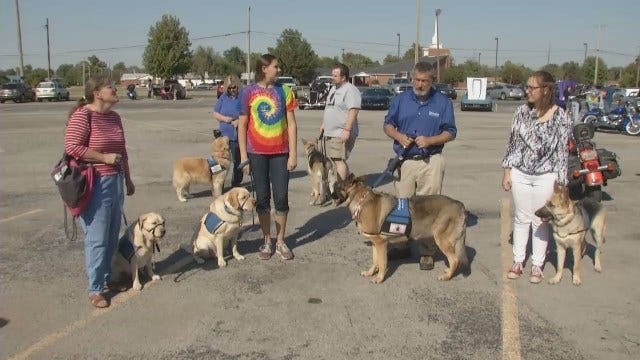 WEB EXTRA: Fundraiser Held For Therapetics Service Dogs Of Oklahoma