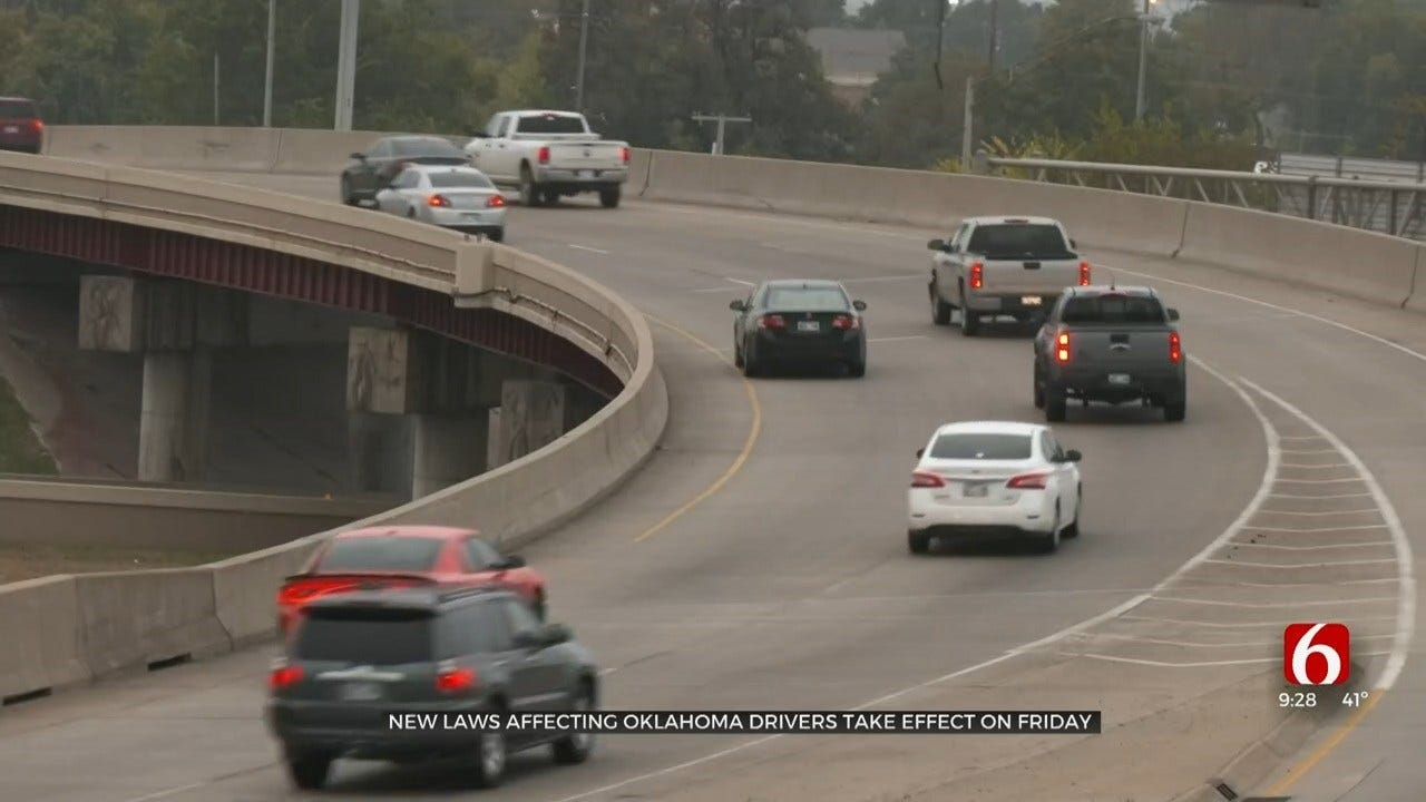 Oklahoma To See New Road Laws Starting Nov. 1