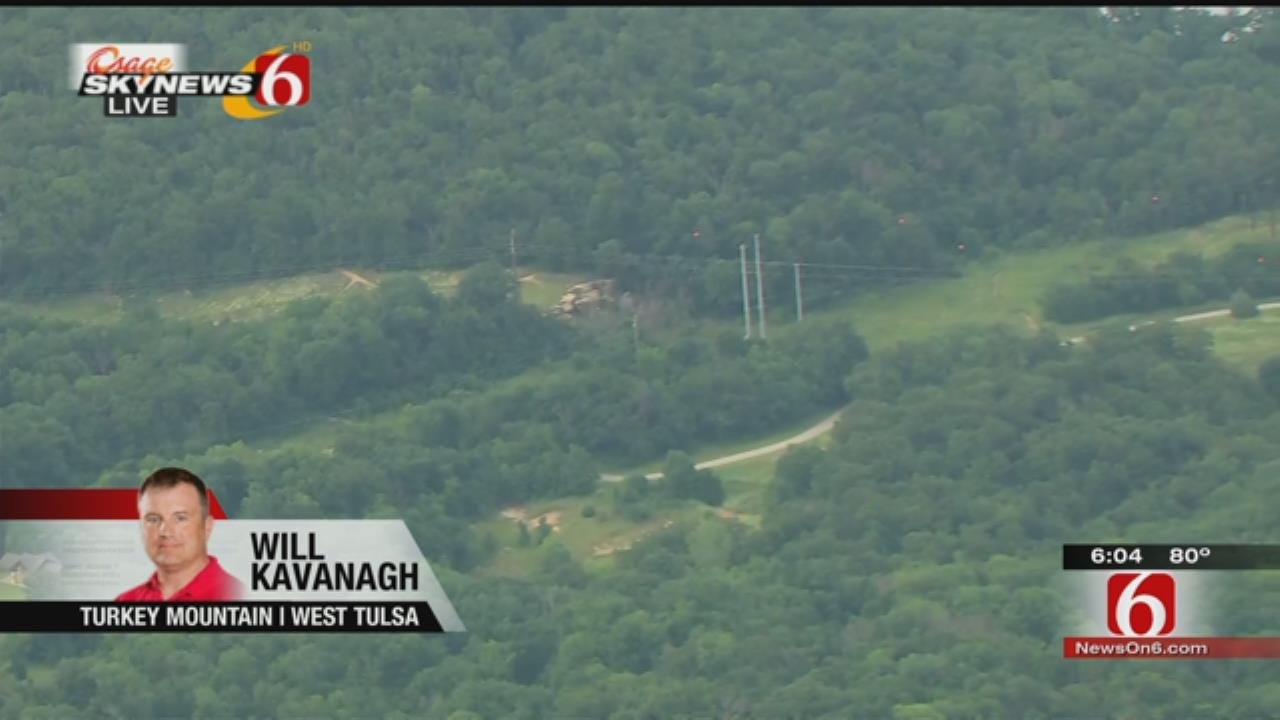 Osage SkyNews 6 HD Over Tulsa's Turkey Mountain