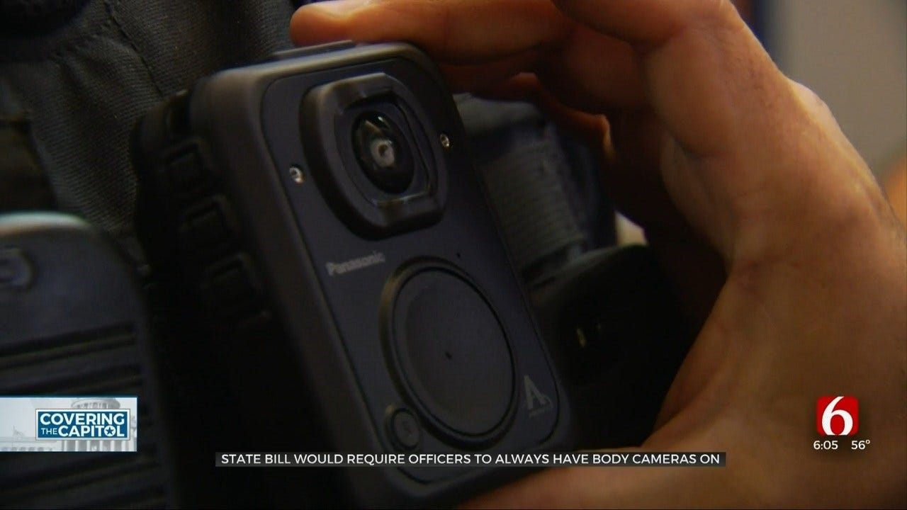 Proposed Oklahoma Bill Would Require Officer Body Cams On At All Times
