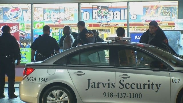 WEB EXTRA: Video From Scene Of East Tulsa Convenience Store Burglary