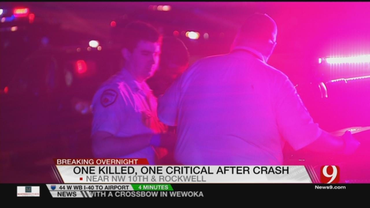 One Dead, One Critical After Multi Car Wreck In NW OKC