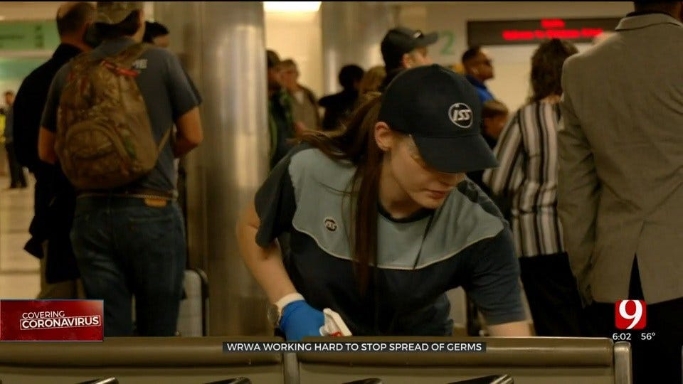 Will Rogers World Airport Steps Up Cleaning Efforts Amid Coronavirus Concerns