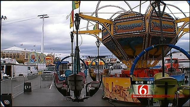 Inspectors Prepare Rides For Open Of Tulsa State Fair