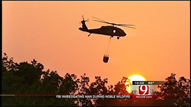 Man Sought For Possible Interference With Firefighting Helicopter