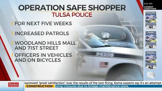Tulsa Police Start Operation Safe Shopper For The Holiday Season