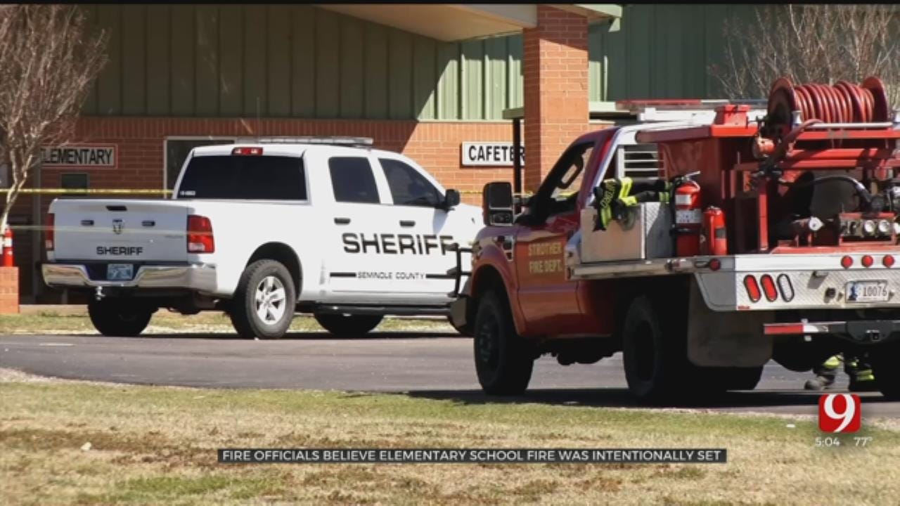 Strother Elementary School Fire Intentionally Set, Suspect Sought