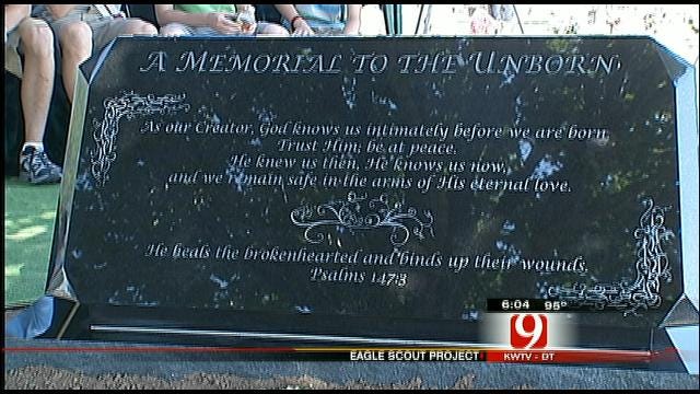 Eagle Scout Raises Funds For Special Memorial In Norman