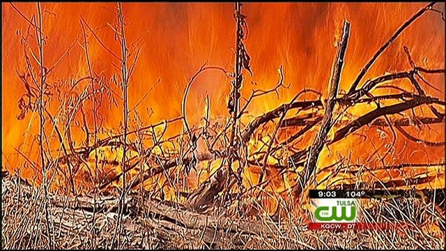 Sapulpa Grass Fire Contained After Evacuations