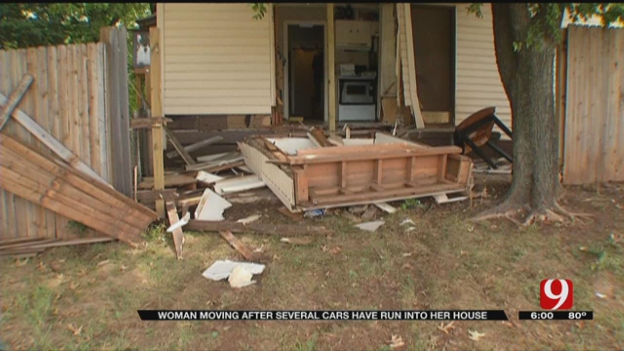 OKC Family Plans Move After Home Hit By Cars Four Times