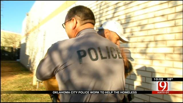 OKC Police Connect With City's Homeless Population