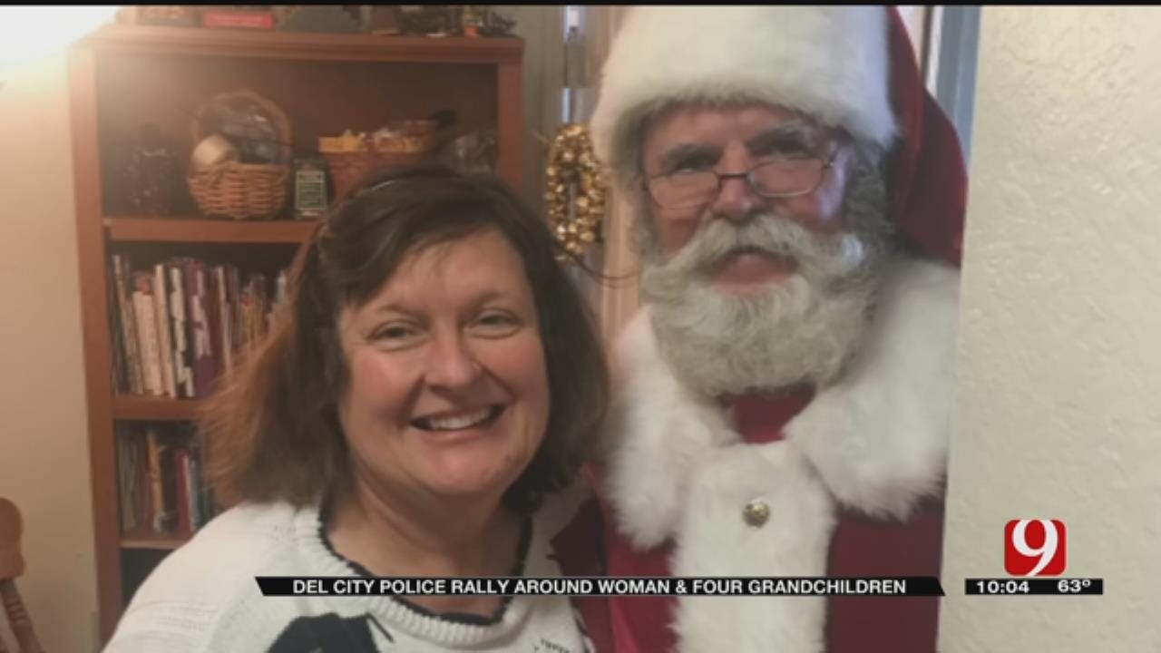 Del City Police Provide Christmas For Grandmother Raising Grandsons