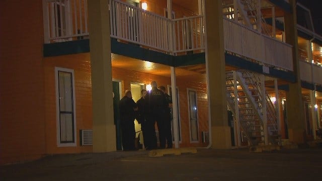 WEB EXTRA: Video From Scene Of Stabbing At A Tulsa Motel