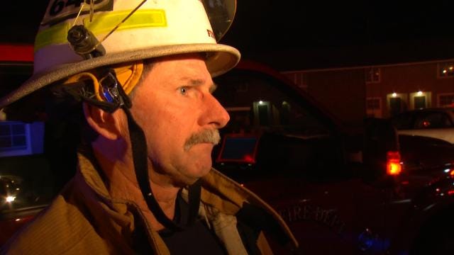 WEB EXTRA: Tulsa Fire District Chief Dale Cooley Talks About Apartment Fire