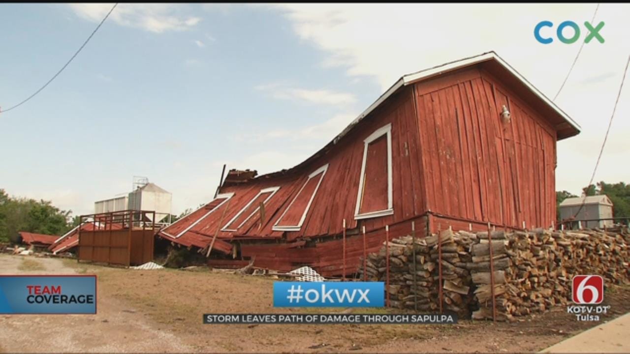 Residents Picking Up The Pieces After Storm Rips Through Sapulpa