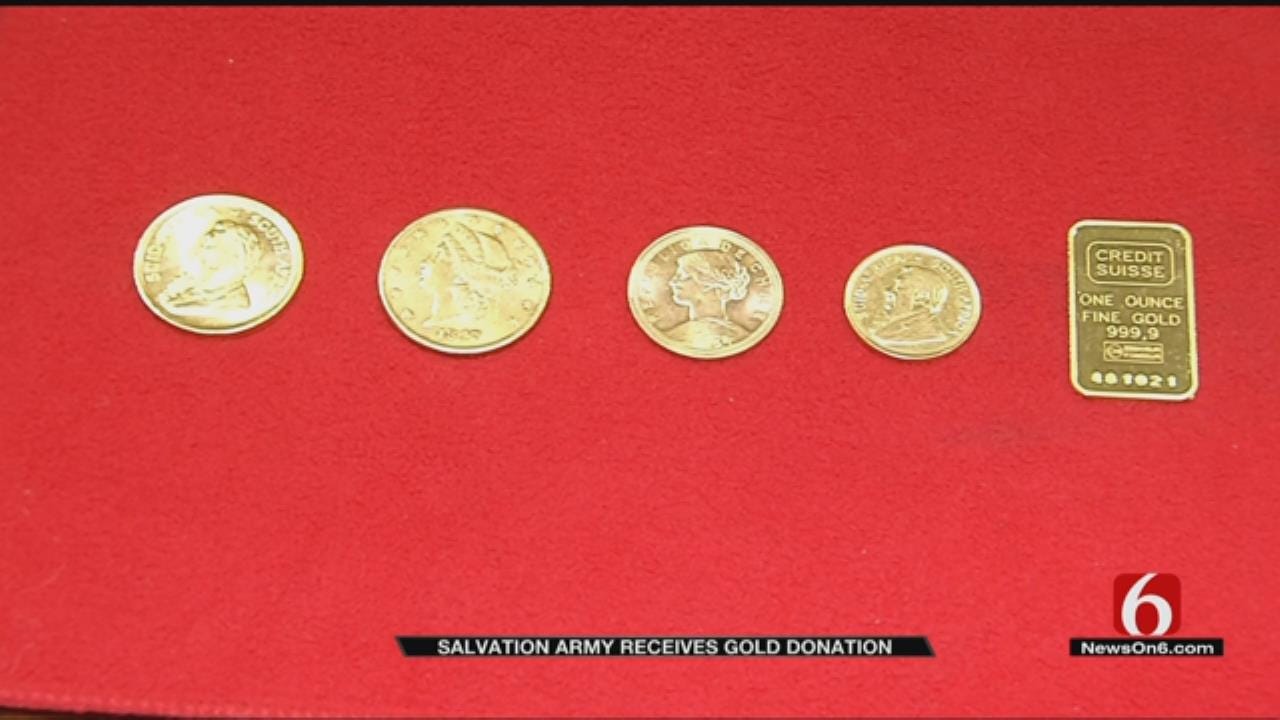 Gold Bar Donated To Salvation Army In Tulsa