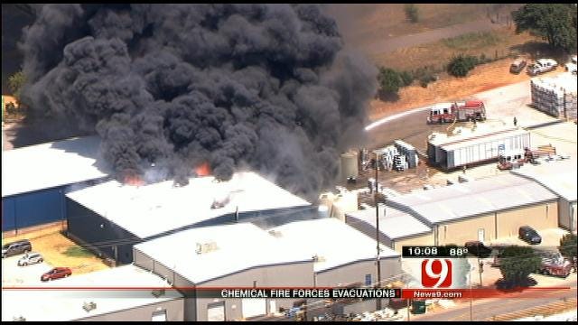 Fire Officials, Residents Recall 5-Alarm Fire At OKC Chemical Plant