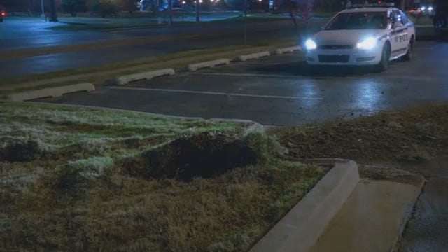 WEB EXTRA: Tulsa Drive Takes Out Water Hydrant