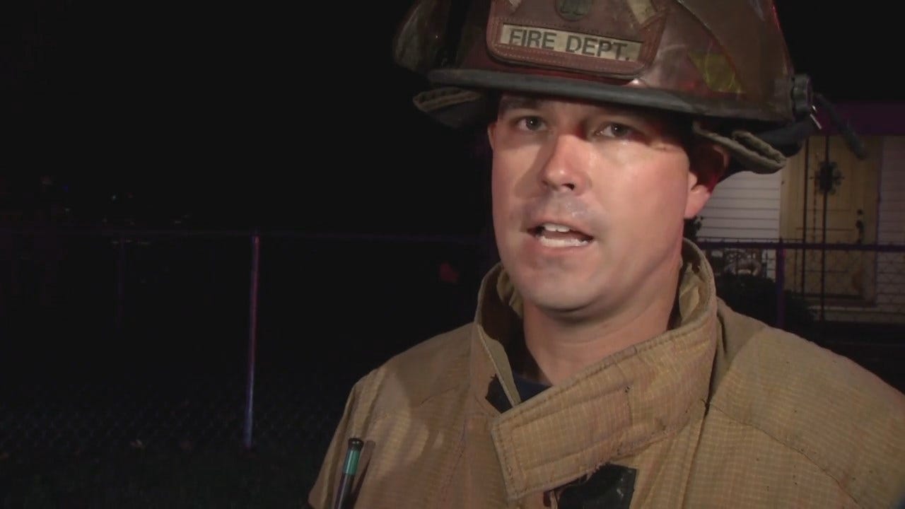 WEB EXTRA: Tulsa Fire Captain Michael Chandler Talks About House Fire