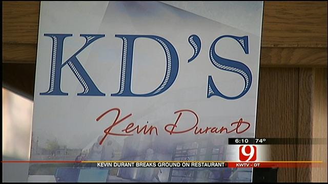 Kevin Durant Breaks Ground On New Restaurant In OKC