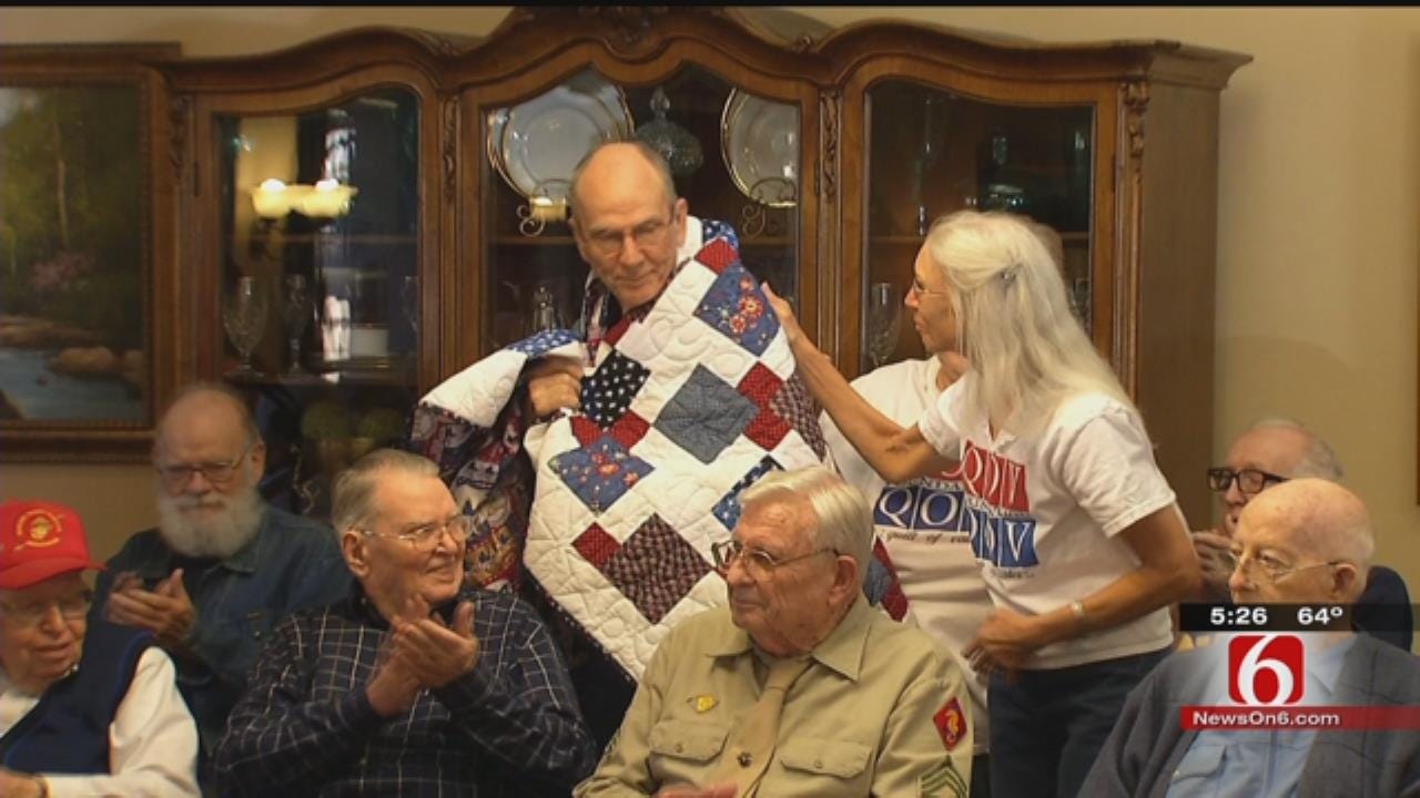 Oklahoma Veterans Honored With Quilts Of Valor