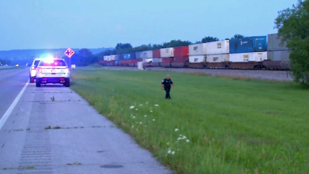 Gary Kruse Reports On Fatal Train Wreck Near Foyil