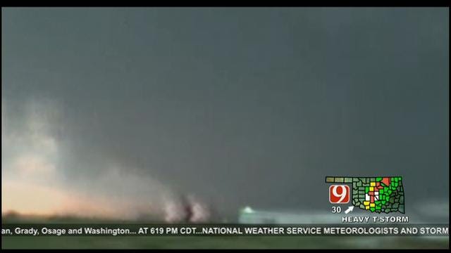 News 9 Storm Trackers Chase Multiple Tornadoes Near OKC Metro