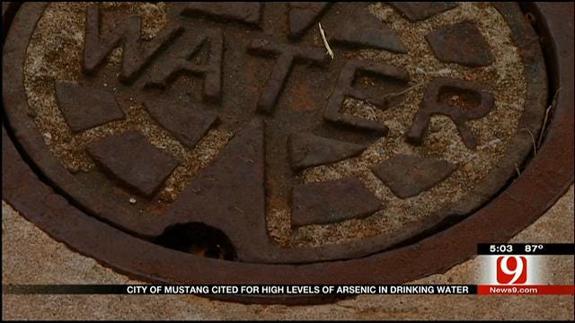 City Of Mustang Cited For High Levels Of Arsenic In Drinking Water