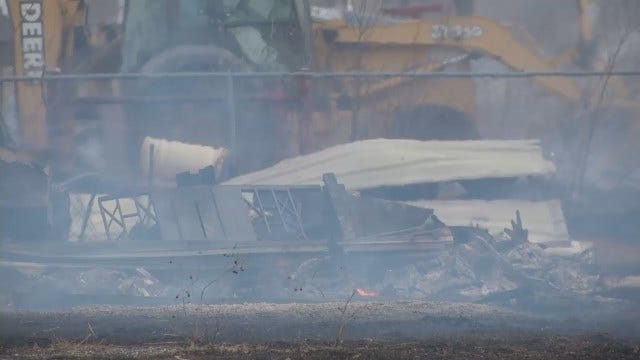WEB EXTRA: Scenes From Skiatook Grass Fire