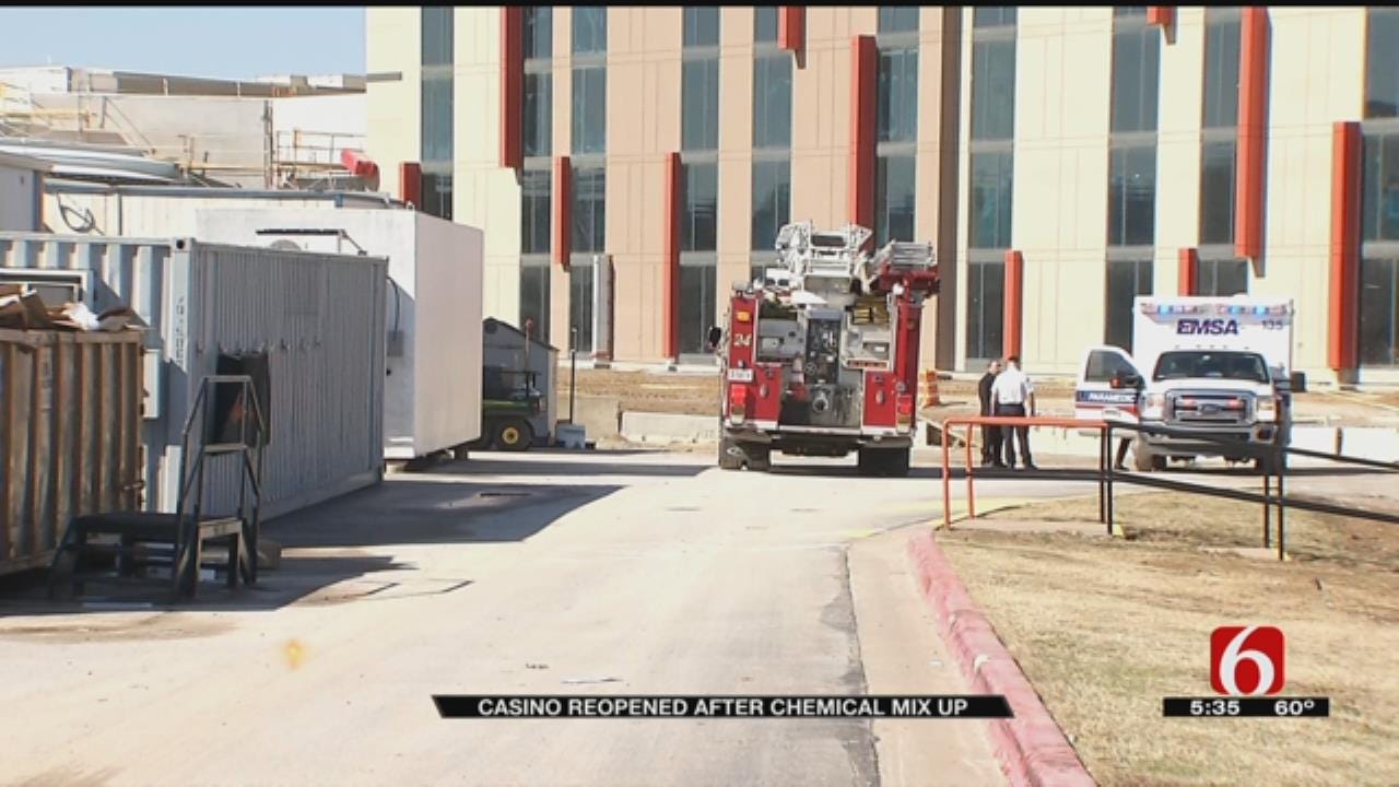 Osage Casino Reopened After Chemical Mix Up