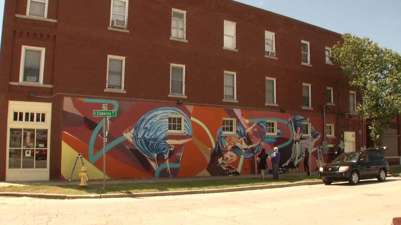 Artists Creating New Mural In Tulsa’s Brady District