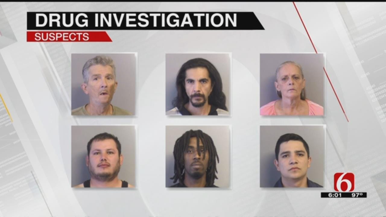 Agents Make 6 Arrests, Recover Heroin, Cash During Tulsa Warrant Sweep