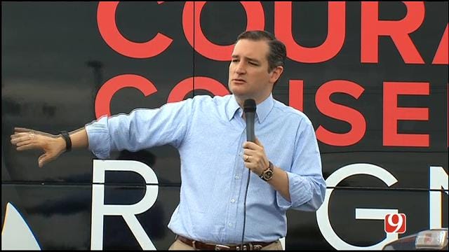 WEB EXTRA: U.S. Senator Ted Cruz's Campaign Rally In OKC Part I