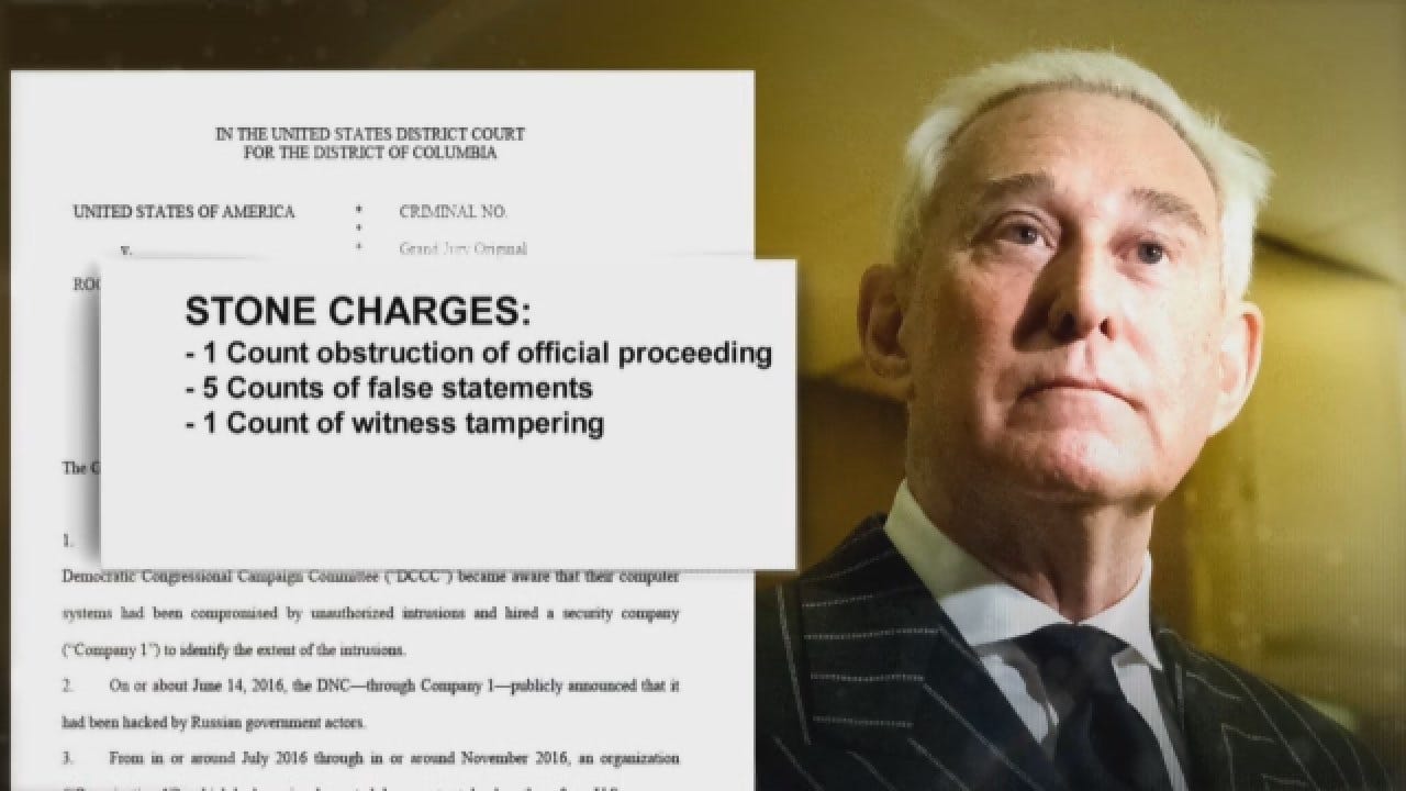 Trump Ally Roger Stone Indicted In Mueller Probe