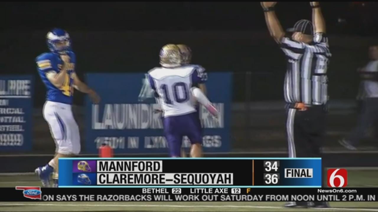 Claremore-Sequoyah Prevails Over Mannford In Week 7