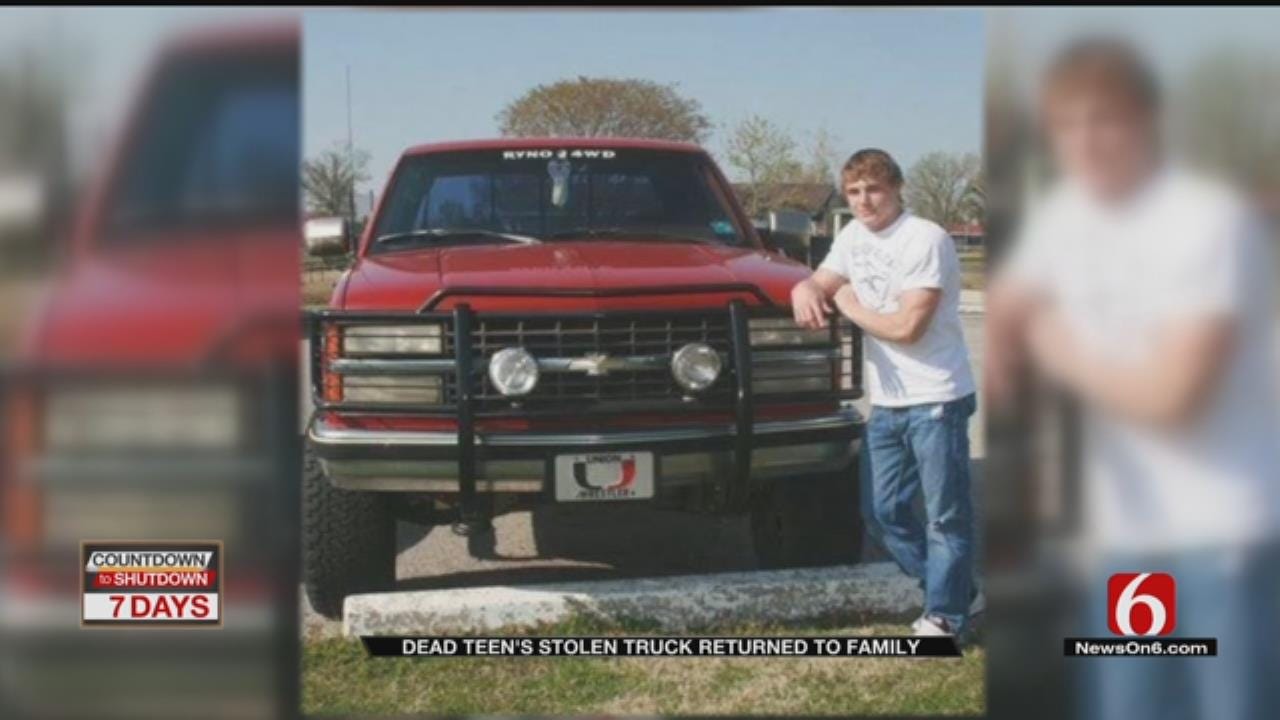 Green Country Family Grateful To Get Late Son's Stolen Truck Back