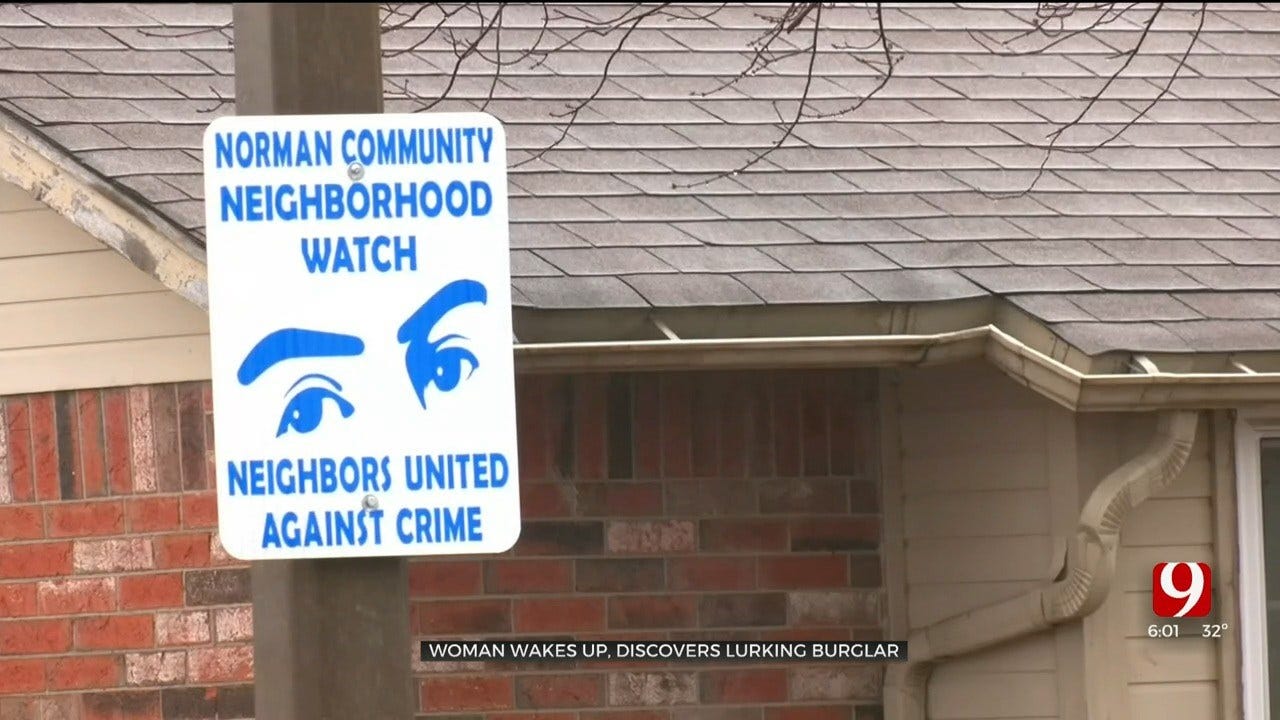 Woman Speaks Out After Waking Up To Find Lurking Burglar In Norman Home