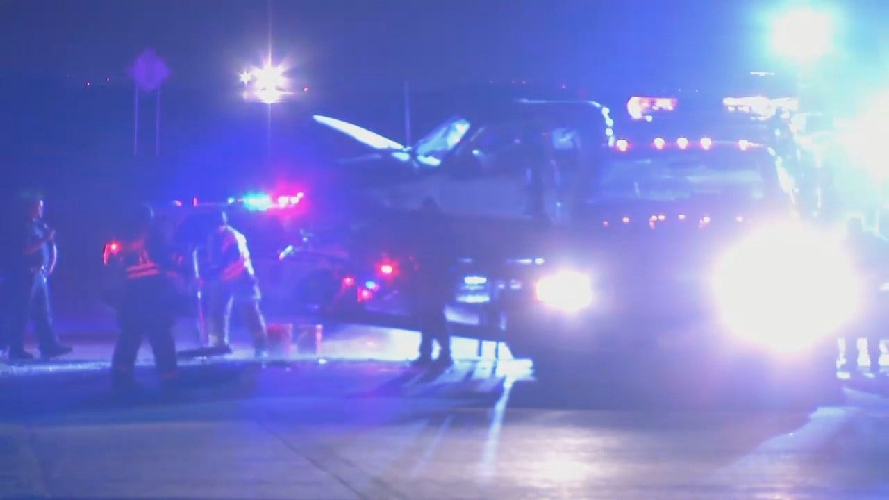 WEB EXTRA: Video From The Scene Of Highway 75 Head-On Crash