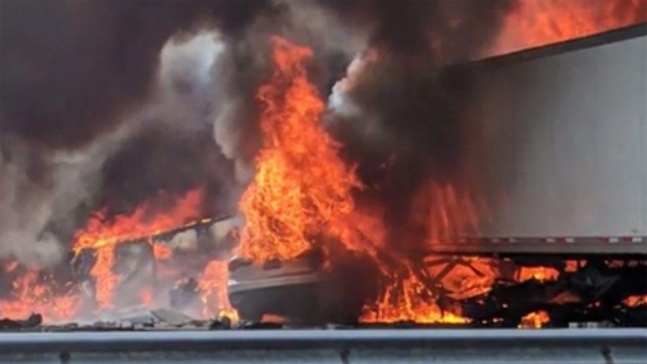 7 Killed In Highway Crash Involving 2 Semis, 2 Passenger Vehicles