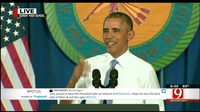 President Obama Speaks In Durant, Part II