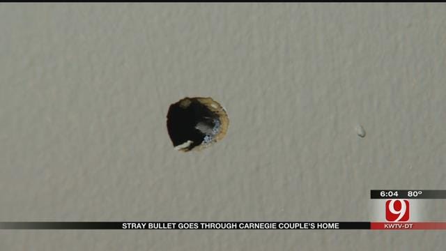 Stray Bullet Goes Through Carnegie Couple's Home