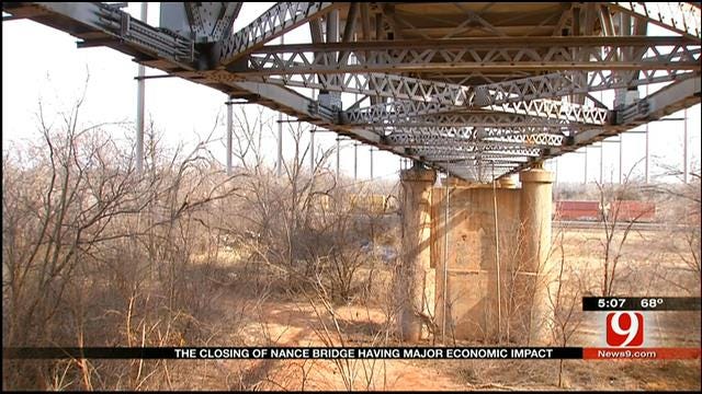 Purcell Businesses Fight To Keep Doors Open, Inspectors Find New Cracks In Bridge