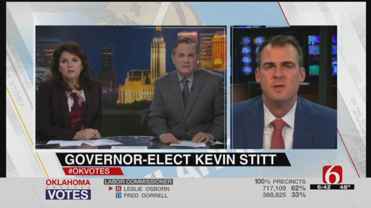 Governor-Elect Kevin Stitt Talks About His Victory On 6 In The Morning