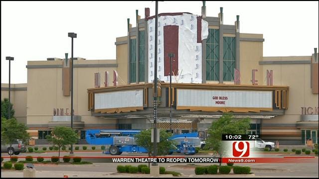 Moore Warren Theatre Damaged By Tornado To Re-Open Wednesday