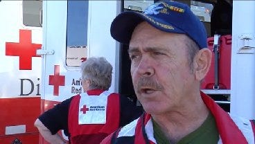 WEB EXTRA: Tulsa Red Cross Volunteer John Smith Says He Is Glad To Help