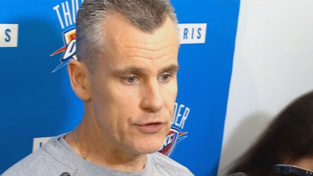 Billy Donovan Talks With Reporters After Saturday's Practice